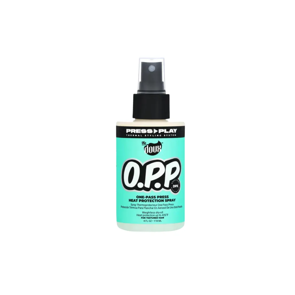 The Doux Press Play Opp One Pass Heat Protectant Spray 118ml - Imagen 1